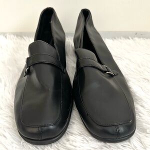 Predictions Black Leather Loafers